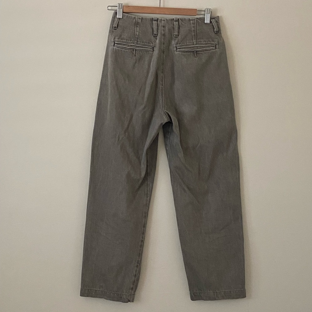 Uniqlo U Gray wide leg cropped Jeans 26 - Picture 2 of 3